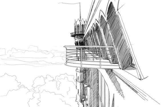 Gestaltungsidee Wasserturm